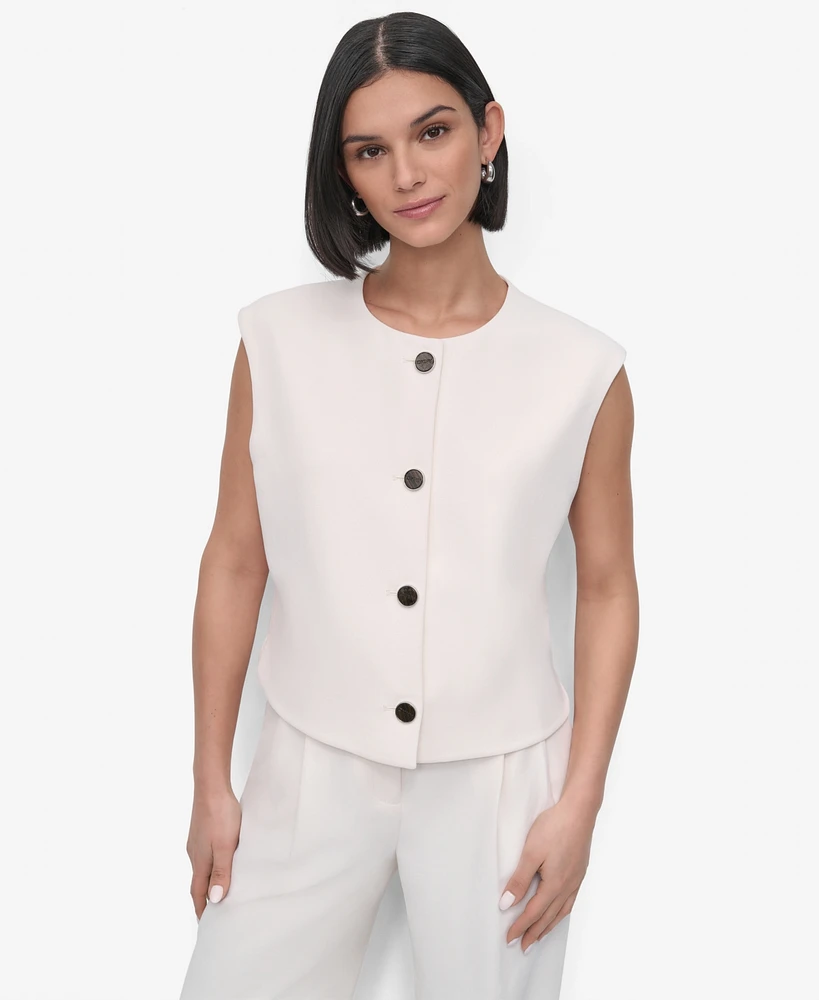 Dkny Women's Aero Crepe Vest