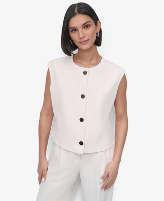 Dkny Women's Aero Crepe Vest