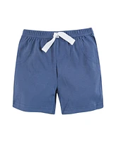 Hudson Baby Boys Shorts Bottoms 4-Pack, Palm Tree, 9-12 Months