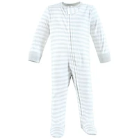 Hudson Baby Boys Cotton Sleep and Play, Safari Friends