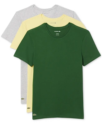 Lacoste Men's 3-Pk. Slim Fit Crewneck T-Shirts