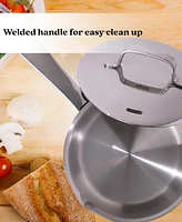 Alva Maestro Stainless Steel Saucepan with Lid, 2 Qt./6", Non-Toxic Pfas, Pfoa & Ptfe Free, Compatible with All Cooktops & Induction Safe, Stay-Cool H