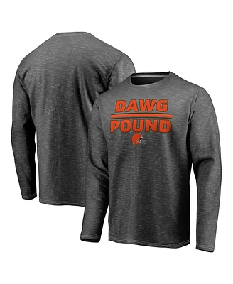 Fanatics Men's Gray Cleveland Browns Component Long Sleeve T-Shirt