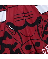 Mitchell & Ness Men's Black Chicago Bulls Jumbotron 2.0 Sublimated Shorts