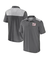 Fanatics Men's Gray New York Giants Long Shot Polo Shirt