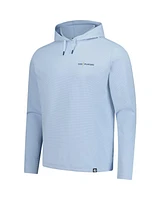 FootJoy Men's Light Blue The Players Ottoman Jacquard Pullover Hoodie