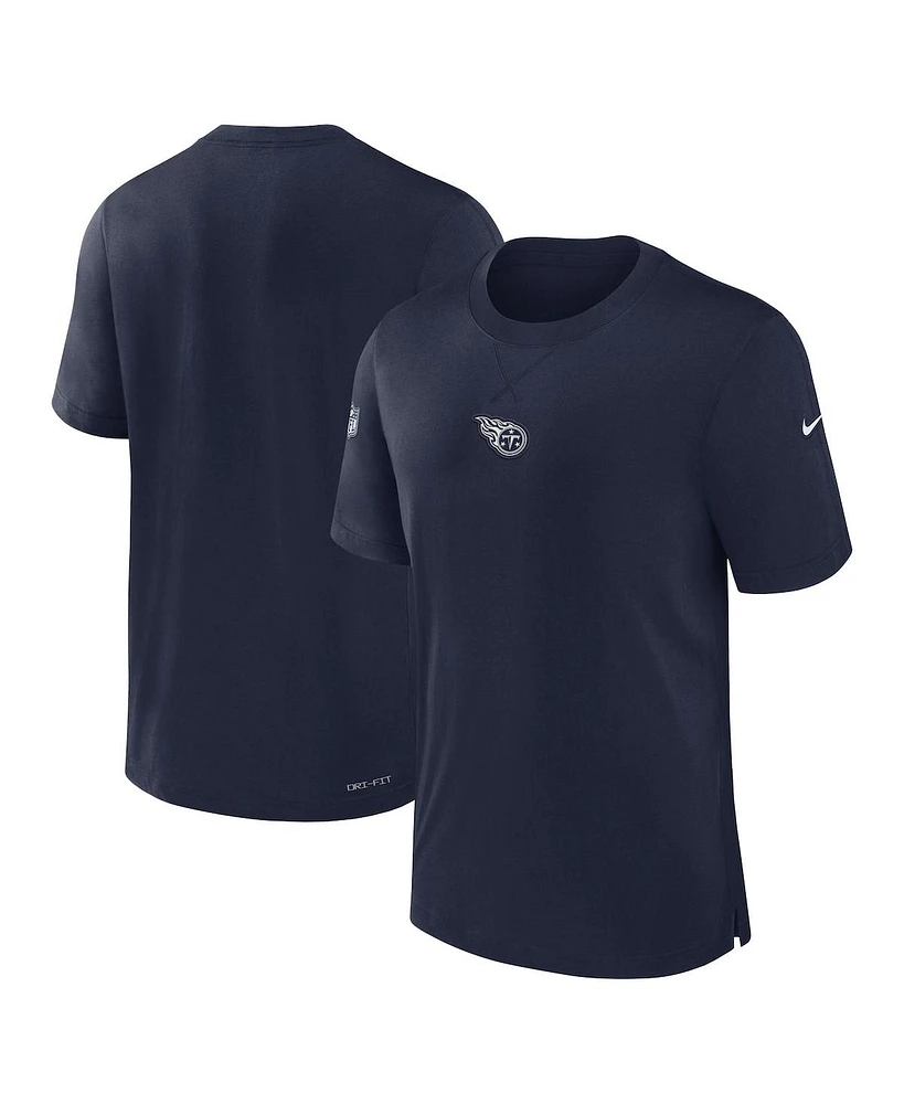 Nike Men's Navy Tennessee Titans 2023 Sideline Performance T-Shirt