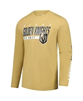 Fanatics Men's Gold Vegas Golden Knights Long Sleeve T-Shirt
