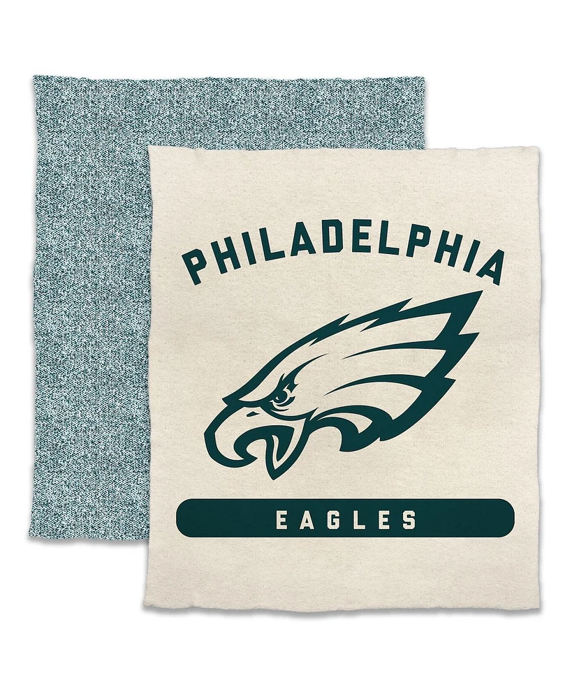 Logo Brands Philadelphia Eagles 50" X 60" Luxe Dreams Throw