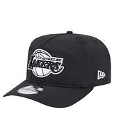 New Era Men's Black Los Angeles Lakers Injection Everyday Golfer Adjustable Hat