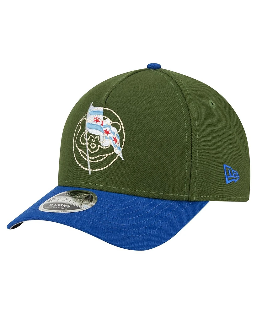 New Era Men's Dark Green Chicago Cubs City Feature 9Forty A-Frame Adjustable Hat