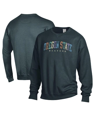 ComfortWash Men's and Women's Gray Oregon State Beavers Oversized Pullover Sweatshirt