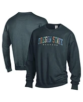 ComfortWash Men's and Women's Gray Oregon State Beavers Oversized Pullover Sweatshirt
