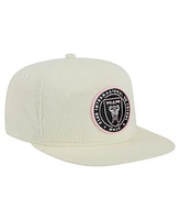 New Era Men's Cream Inter Miami Cf 2025 Kickoff Snapback Golfer Hat