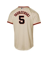 Nike Big Boys and Girls Mike Yastrzemski Cream San Francisco Giants Home Replica Player Jersey