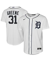 Nike Big Boys and Girls Riley Greene White Detroit Tigers Home Replica Player Jersey