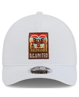 New Era Men's White D.c. United 2025 Jersey Hook 9FORTY M-Crown Adjustable Hat