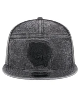 New Era Men's Black Boston Celtics Washed Seven-Panel 9FIFTY Snapback Hat