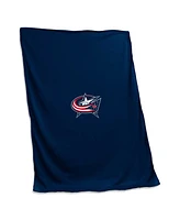 Logo Brands Columbus Blue Jackets 54" x 84" Team Sweatshirt Blanket