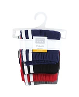 Hudson Baby Boys Shorts Bottoms 4-Pack, Red Navy, 18-24 Months