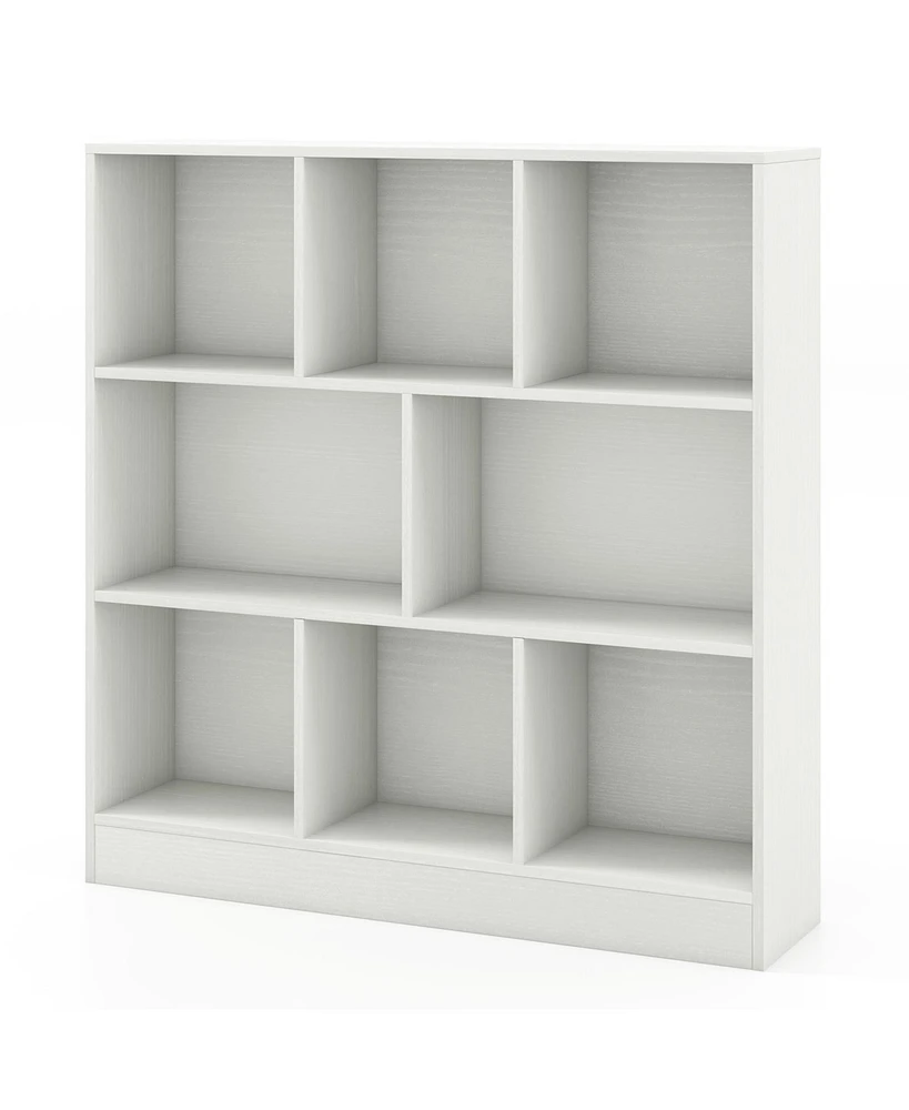 41 Inches 8-Cube Freestanding Bookcase for Kids