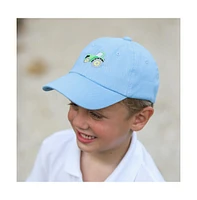 Bits & Bows Boys Boys Tractor Baseball Hat in Blue