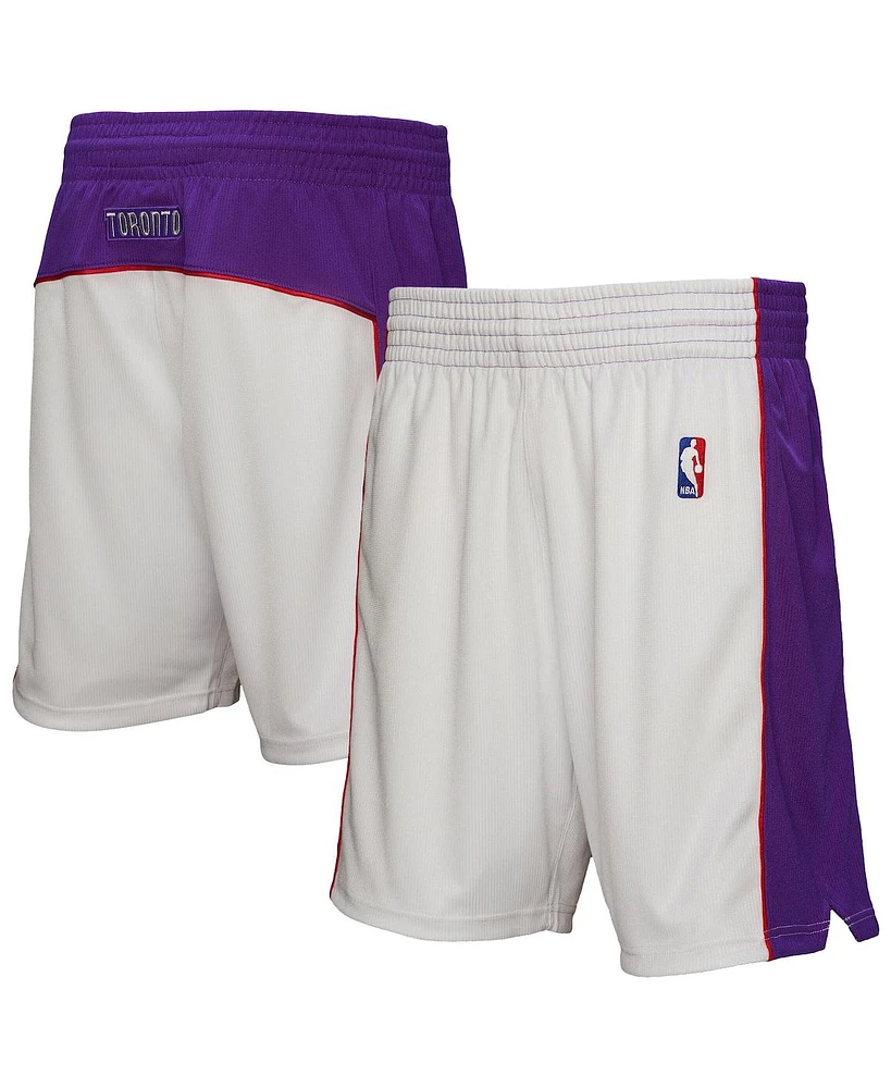 Mitchell & Ness Men's White Toronto Raptors Authentic Shorts
