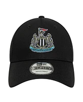 New Era Men's Black Newcastle United Core 9FORTY Adjustable Hat