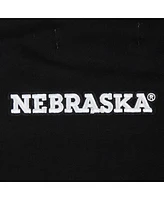 Pro Standard Women's Black Nebraska Huskers Cropped Pullover Sweatshirt