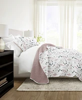 ienjoy Home Poppy Bloom Reversible 2-Pc. Quilt Set, Twin/Twin Xl