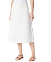 Gloria Vanderbilt Women's A-Line Midi Denim Skirt
