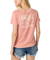 O'Neill Juniors' Coral Crest Short-Sleeve Cotton Graphic T-Shirt