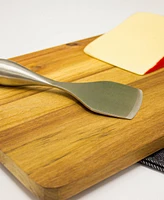 BergHOFF Aaron Probyn 5-Piece Cheese Knife and Bamboo Board Set with Inserts