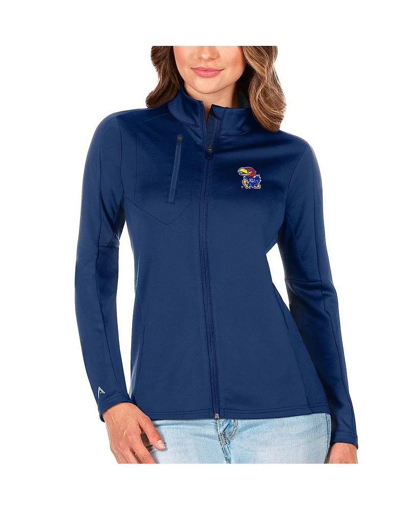 Antigua Women's Royal Kansas Jayhawks Generation Full-Zip Jacket