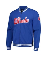 '47 Brand Men's Royal Atlanta Braves Pack Pro Camden Full-Zip Track Jacket