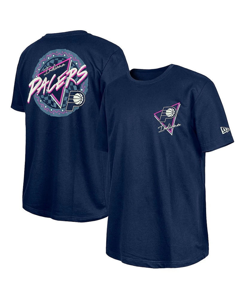 New Era Men's Navy Indiana Pacers Glow-in-the-Dark T-Shirt