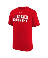 Nike Big Boys and Girls Red Atlanta Braves Local Legend T-Shirt