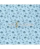 Barstool Golf Big Boys and Girls Light Blue The Players Florida Printed Polo Shirt