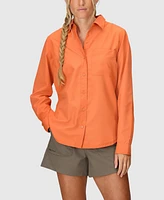 Marmot Women's Air Exchange Upf 40 Ls Classic Collar Shirt