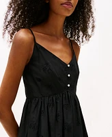 Tommy Jeans Women's Cotton Eyelet-Embroidered Dress