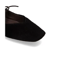Sway Soft Brown Leather Ballet Flats