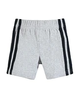 Hudson Baby Boys Shorts Bottoms 4-Pack, Red Black, Months