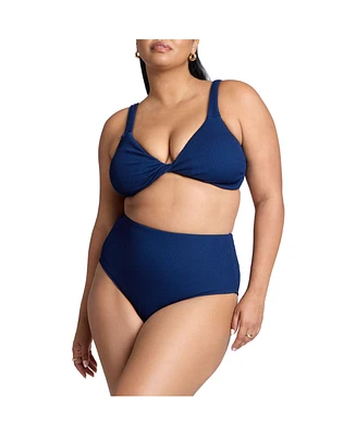 Eloquii Plus Textured Bikini Top