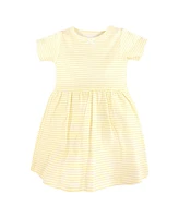 Hudson Baby Girls Cotton Dresses, Daisy, 9-12 Months