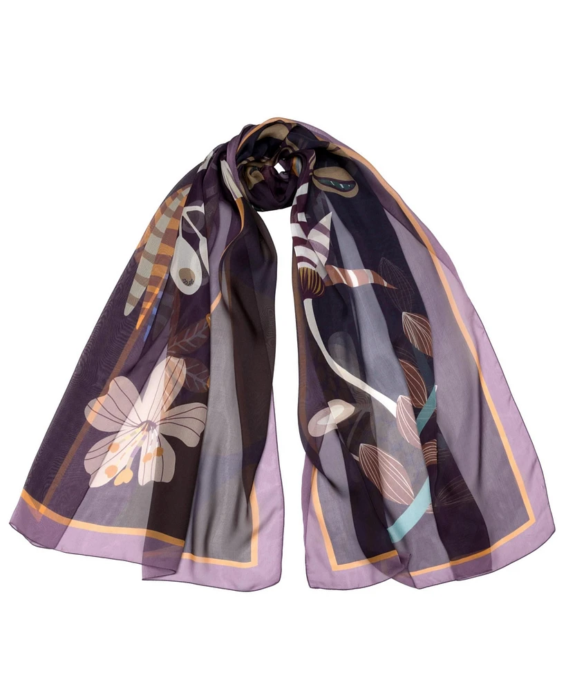 Matilda - Silk Scarf/Shawl for Women