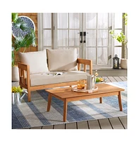 Owen Outdoor Bench And Table Set