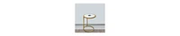 Marble & Agate Inlay End Table – Foil Finish Iron Frame for a Luxe Look