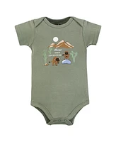 Hudson Baby Boys Cotton Bodysuits, Wilderness