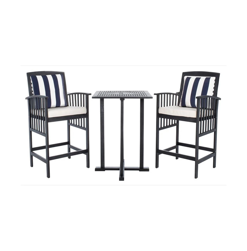 Pate 3 Pc Bar Height Outdoor Bistro Set