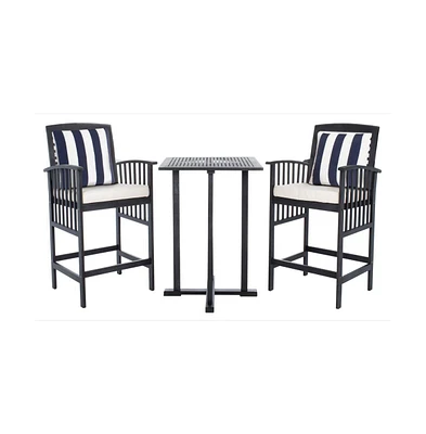 Pate 3 Pc Bar Height Outdoor Bistro Set